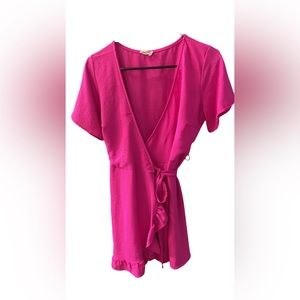 Barbie Pink wrap dress LIKE NEW from boutique Peach Love California